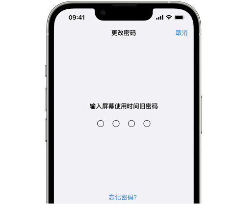 丹寨iPhone屏幕维修分享iPhone屏幕使用时间密码忘记了怎么办 