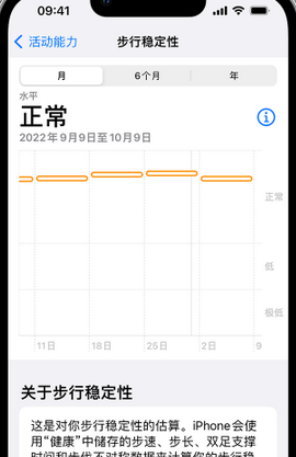 丹寨iPhone手机维修如何在iPhone开启'步行稳定性通知'