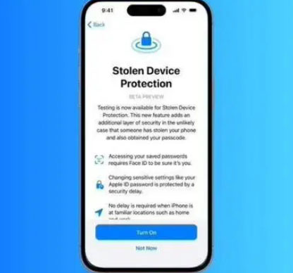 丹寨苹果授权维修店分享被盗设备保护功能开启方法 